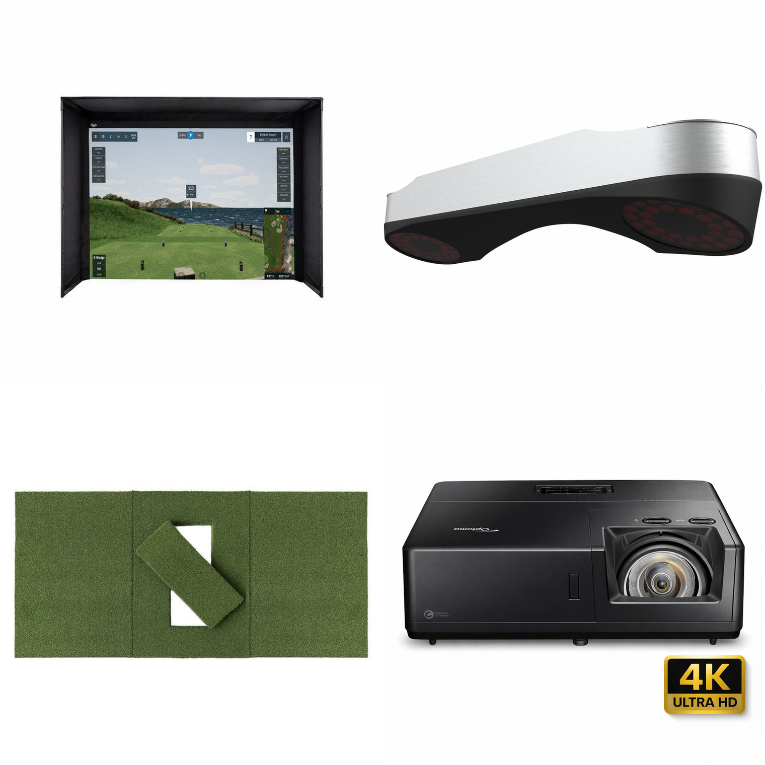 ProTee VX Premium 4K SimKit — Carl's Place DIY Enclosure with Optoma ZK608T-ST
