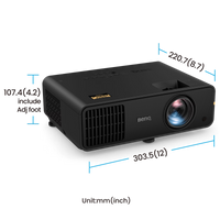 BenQ AH30ST 3000-Lumen Short Throw 1080P LED Golf Simulator Projector