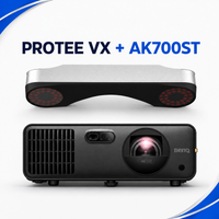 ProTee VX Overhead Launch Monitor + BenQ AK700ST 4K Projector Combo