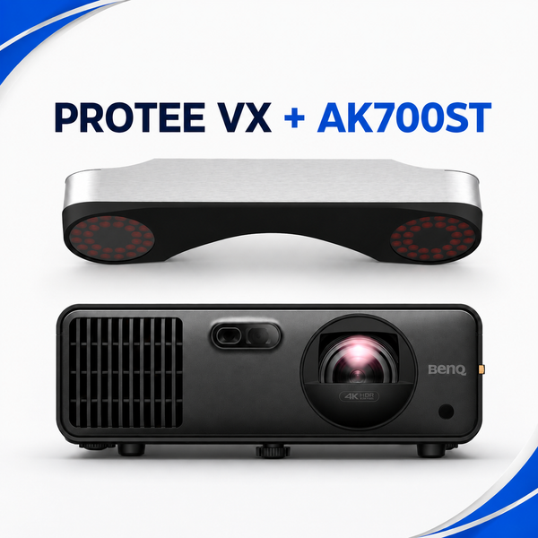 ProTee VX Overhead Launch Monitor + BenQ AK700ST 4K Projector Combo