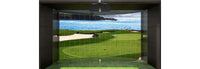BenQ AK800ST Auto Screen Fit 2.0 aligning image to a golf simulator impact screen