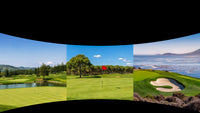 BenQ AK800ST curved screen golf simulator image