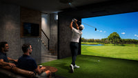 BenQ AK800ST in a home golf simulator room