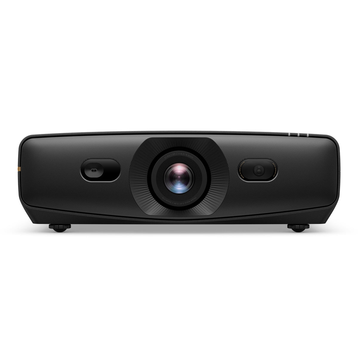 BenQ AK900ST golf simulator projector front view with lens and integrated camera