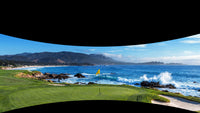 BenQ AK900ST curved screen golf simulator image