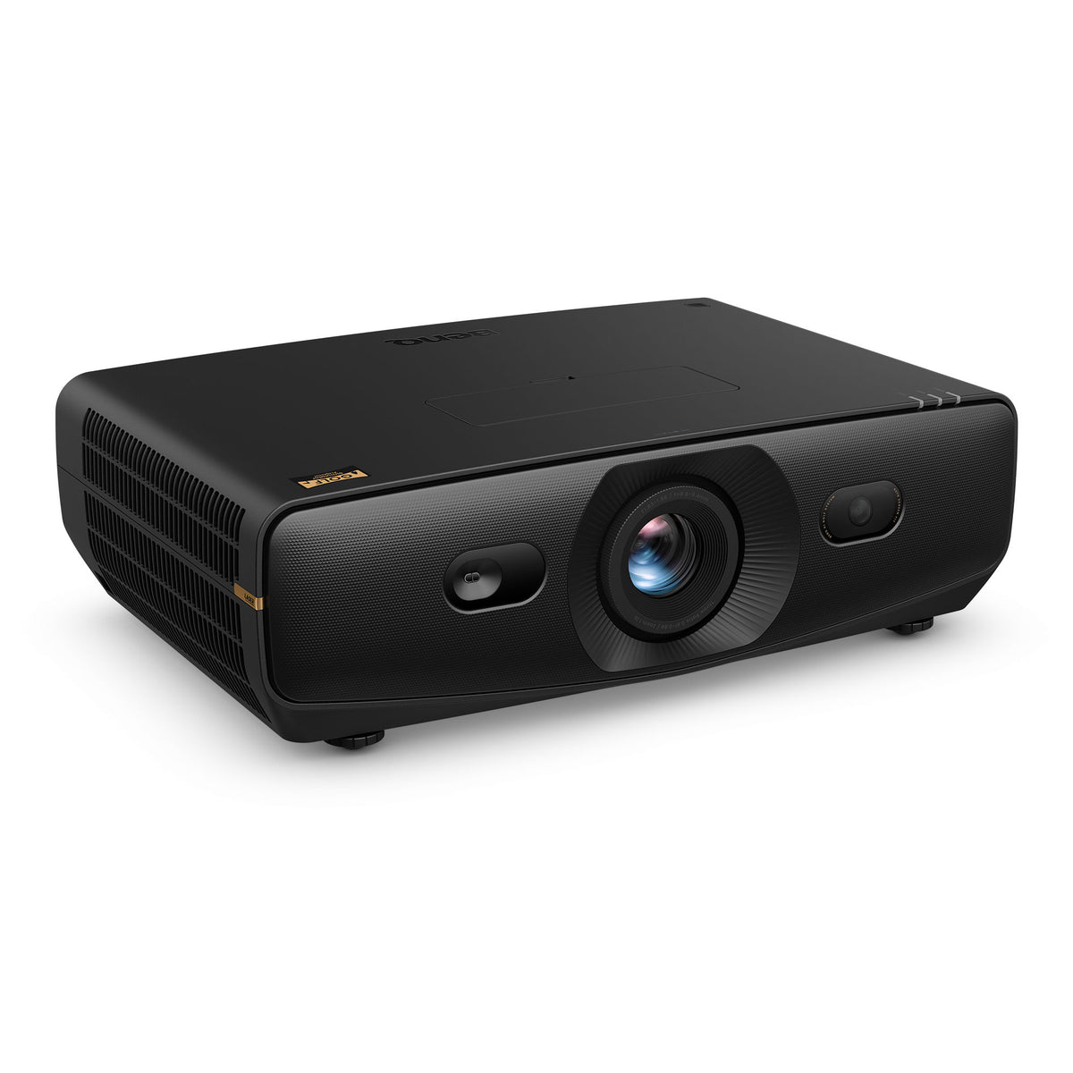 BenQ AK900ST 4K short-throw laser golf simulator projector, angled view