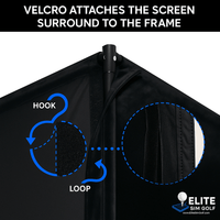 Albatross 13S Golf Simulator Enclosure by Elite Sim Golf - Elite Sim Golf