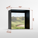 Carl's Place DIY Golf Enclosure Kit with Impact Screen - Elite Sim Golf