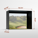 Carl's Place DIY Golf Enclosure Kit with Impact Screen - Elite Sim Golf
