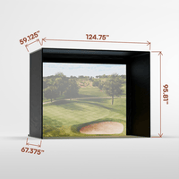 Carl's Place DIY Golf Enclosure Kit with Impact Screen - Elite Sim Golf