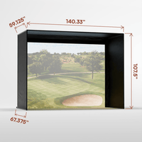 Carl's Place DIY Golf Enclosure Kit with Impact Screen - Elite Sim Golf