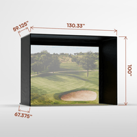 Carl's Place DIY Golf Enclosure Kit with Impact Screen - Elite Sim Golf