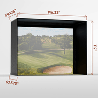 Carl's Place DIY Golf Enclosure Kit with Impact Screen - Elite Sim Golf