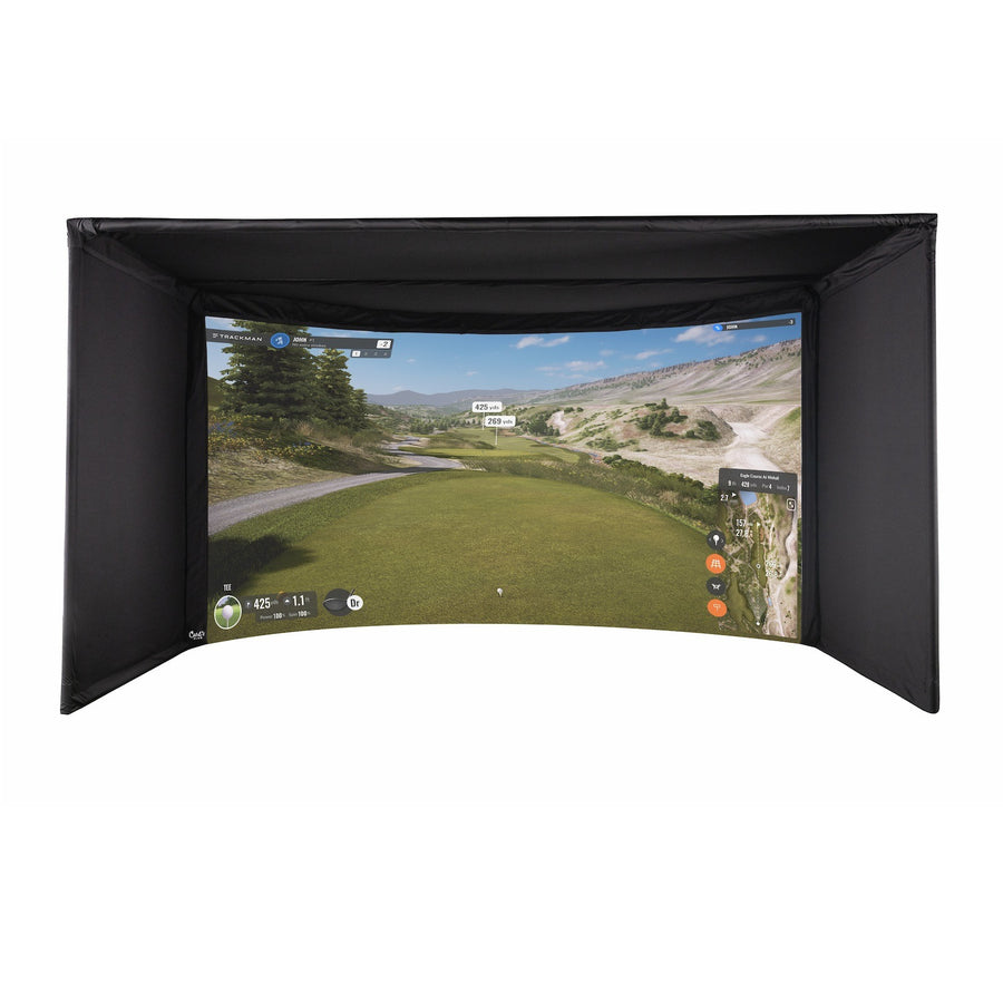 Carl's Curved Golf Simulator Enclosure Kit