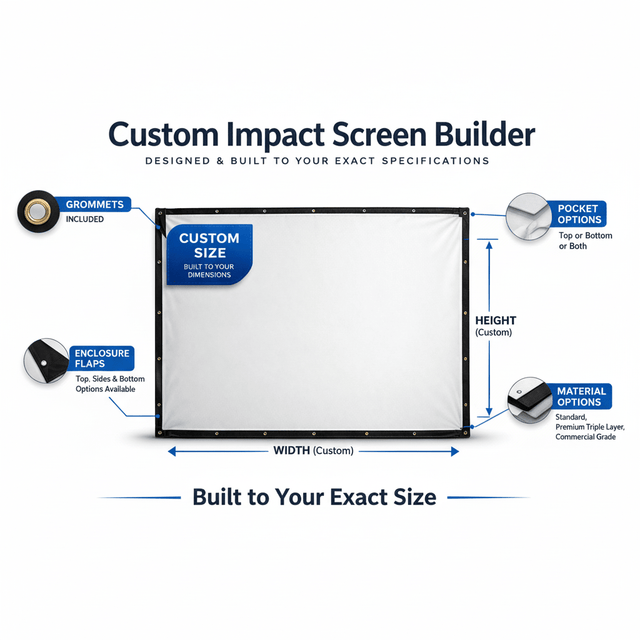 Custom Impact Screen Builder - Elite Sim Golf