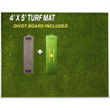 Divot Board Turf Mat 4x5 - Bundle - Elite Sim Golf