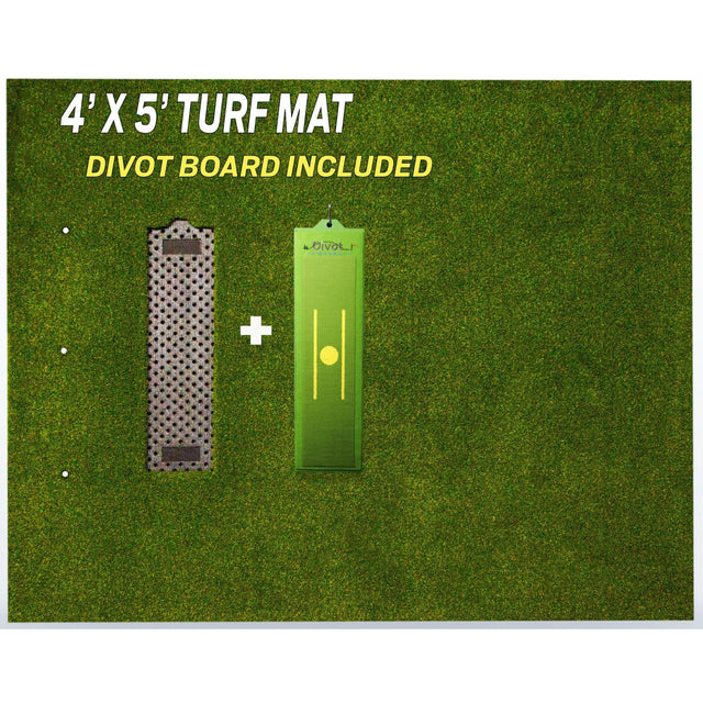 Divot Board Turf Mat 4x5 - Bundle - Elite Sim Golf