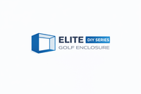 DIY Golf Simulator Enclosure with Premium Impact Screen - Elite Sim Golf
