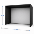 Elite Sim Golf PRO Series 12x9 Golf Simulator Enclosure - Elite Sim Golf