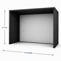 Elite Sim Golf PRO Series 12x9 Golf Simulator Enclosure - Elite Sim Golf