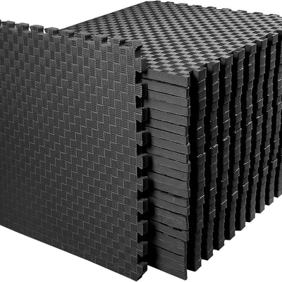 EVA Foam Flooring 24"x24"x1" Thick (18 Pieces)