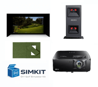 Eye Mini Lite 1080P Package (Enclosure Choice + Optoma GT2400HDR) - Elite Sim Golf