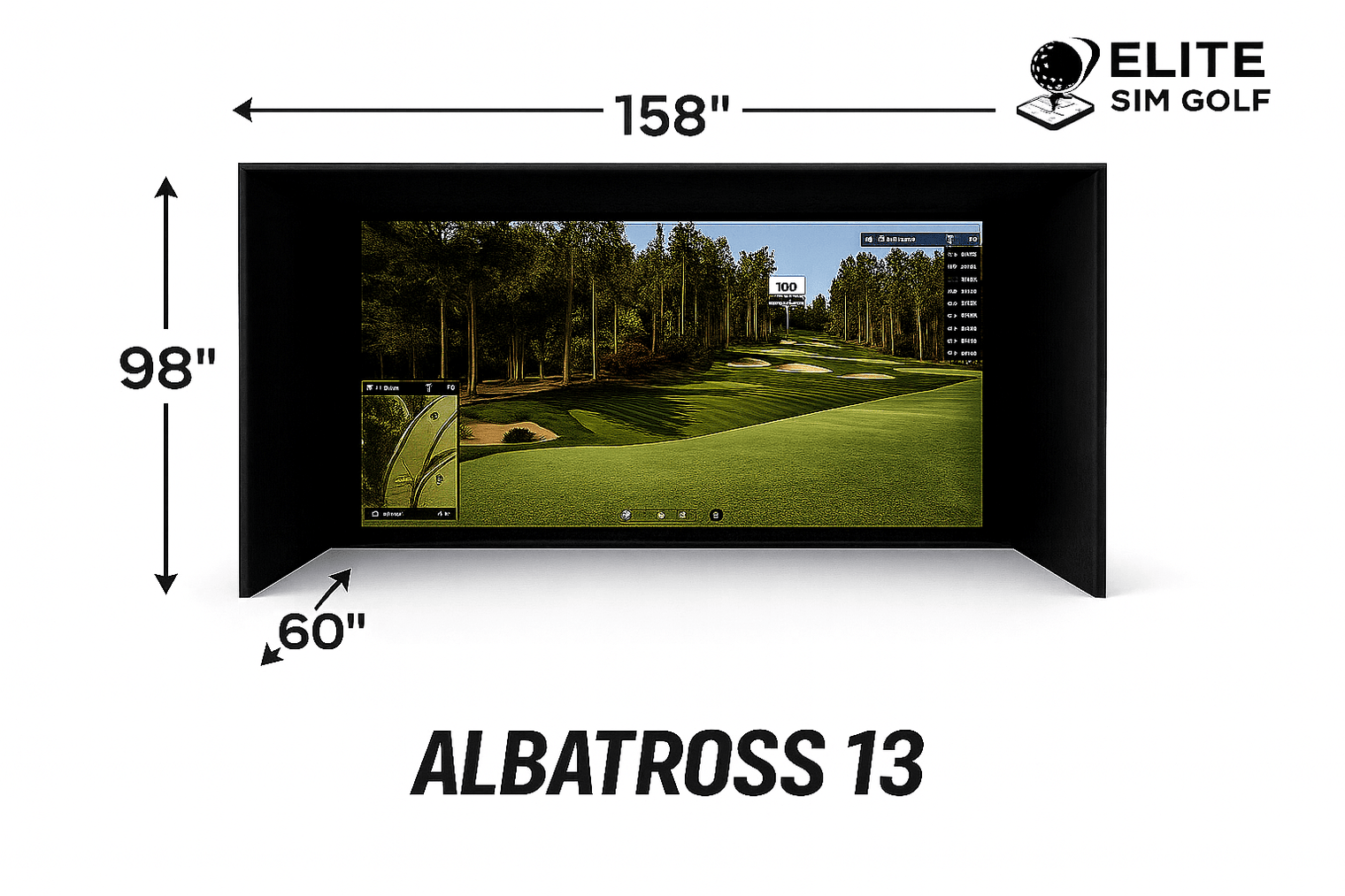 Eye Mini Lite Premium 4K Package (Enclosure Choice + BenQ AK700ST) - Elite Sim Golf