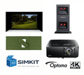 Eye Mini Lite Premium 4K Package (Enclosure Choice + Optoma ZK521ST) - Elite Sim Golf