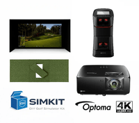 Eye Mini Premium 4K Package (Enclosure Choice + Optoma ZK521ST) - Elite Sim Golf