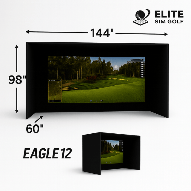 Eye Mini SIMKIT Golf Simulator Package — Choose Projector, Enclosure & Mat - Elite Sim Golf