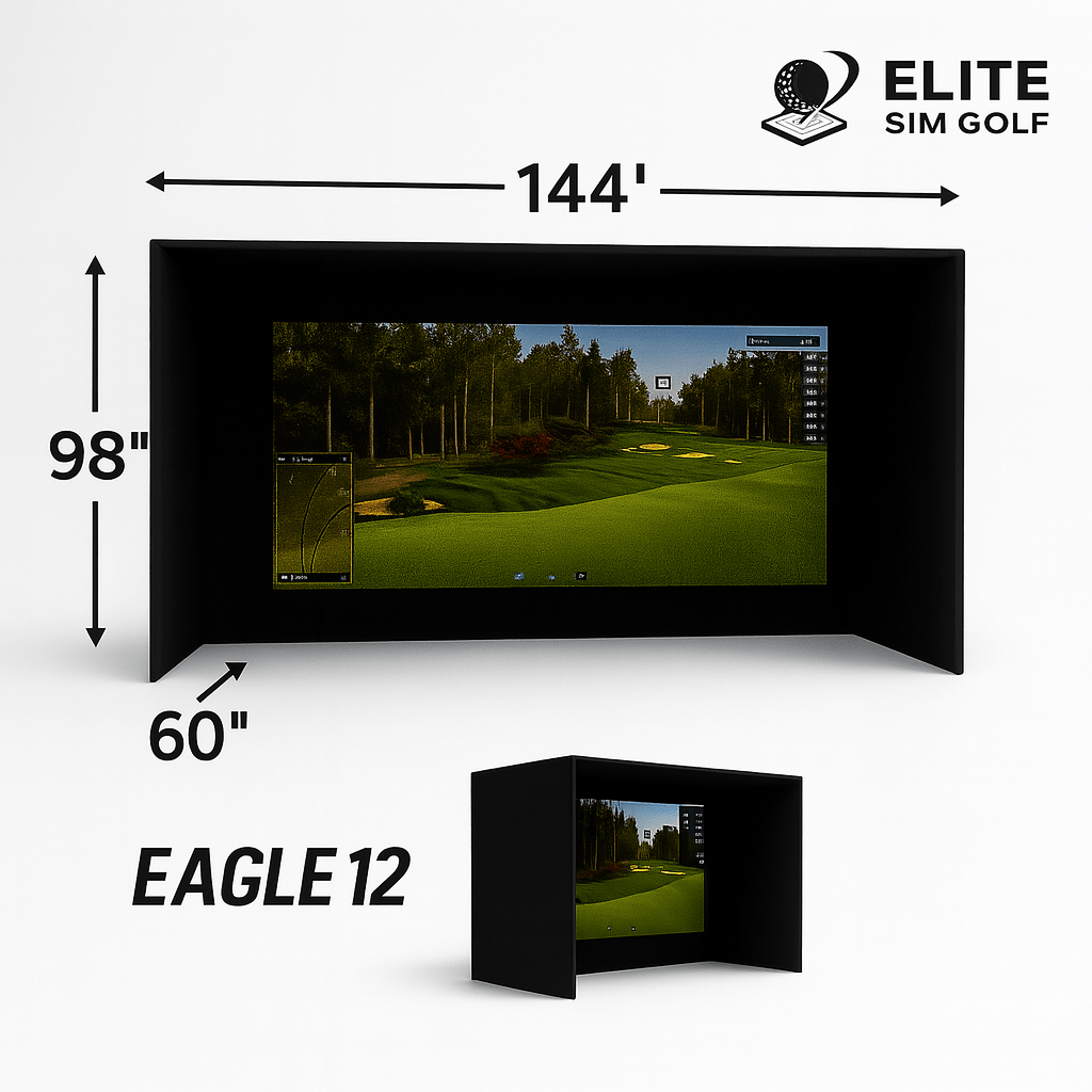 Eye Mini SIMKIT Golf Simulator Package — Choose Projector, Enclosure & Mat - Elite Sim Golf
