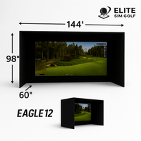 Eye Mini SIMKIT Golf Simulator Package — Choose Projector, Enclosure & Mat - Elite Sim Golf