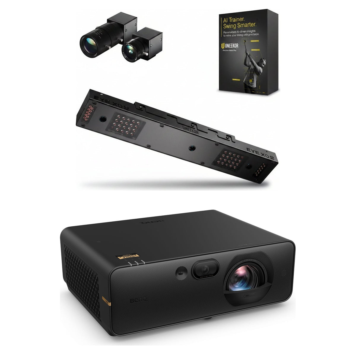Uneekor EYE XO2 AI Studio Bundle + BenQ AK800ST 4K Projector Combo