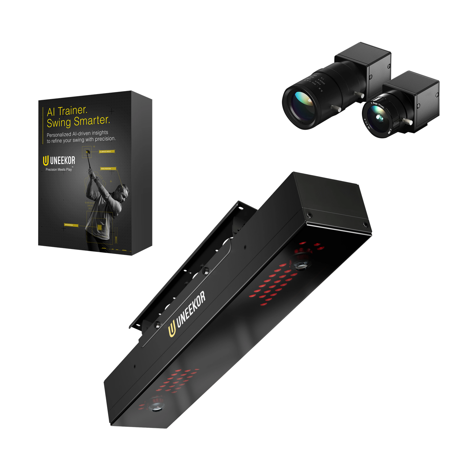 Uneekor EYE XR Overhead Launch Monitor AI Studio Bundle