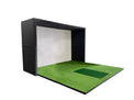 Condor Suite modular panel wall golf simulator enclosure, three-quarter angle view
