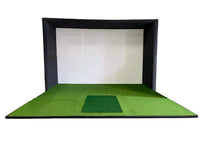 Condor Suite modular panel wall golf simulator enclosure, front view