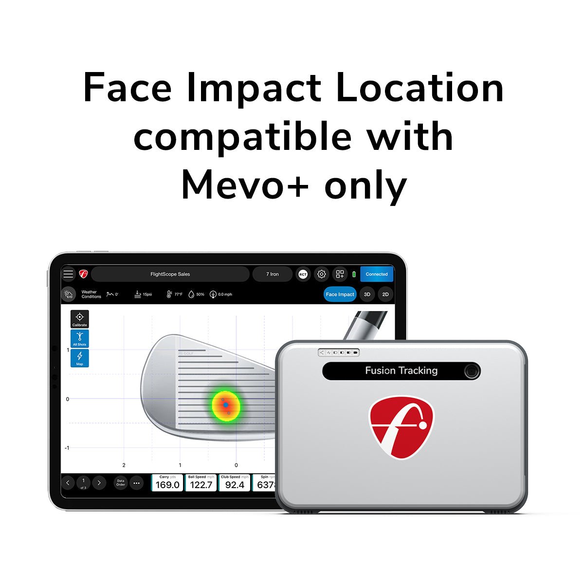 Face Impact Location - Elite Sim Golf