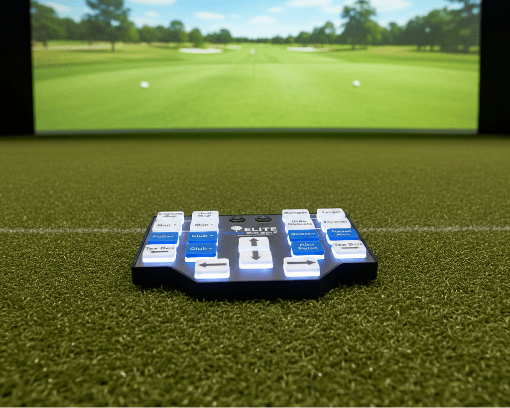 Flex 4 GSPro Wireless Controller (Elite Sim Golf Edition) by Club Keyboard - Elite Sim Golf