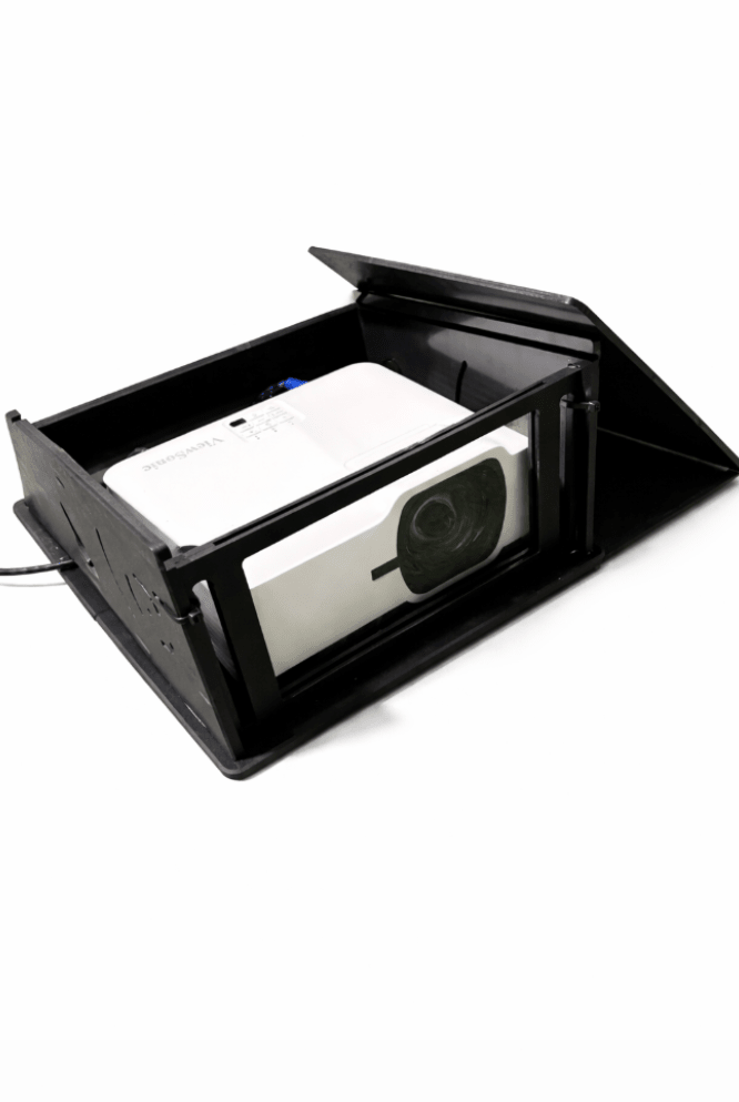 FloorShield Pro Golf Simulator Projector Floor Mount Enclosure - Elite Sim Golf