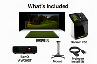 Garmin R50 Standard Plug-n-Play Package with 10ft Enclosure - Elite Sim Golf