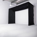 GolfBays Lux Golf Simulator Hitting Enclosure - Elite Sim Golf
