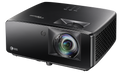Optoma GT3900UHD 4K UHD short throw laser golf simulator projector, angled front view