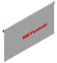 METechs motorized retractable golf impact screen on aluminum roller tube