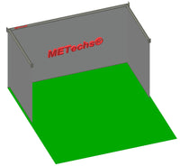 METechs retractable kit U-shape layout with impact screen and two motorized side curtains