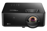 Optoma LH352BST 1080p 4LED short throw golf simulator projector, angled front view
