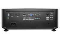 Optoma LH352BST rear inputs with two HDMI 2.0 ports, VGA in and out, RS232 and LAN