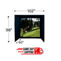 Par 8 Compact Golf Simulator Enclosure by Elite Sim Golf - Elite Sim Golf