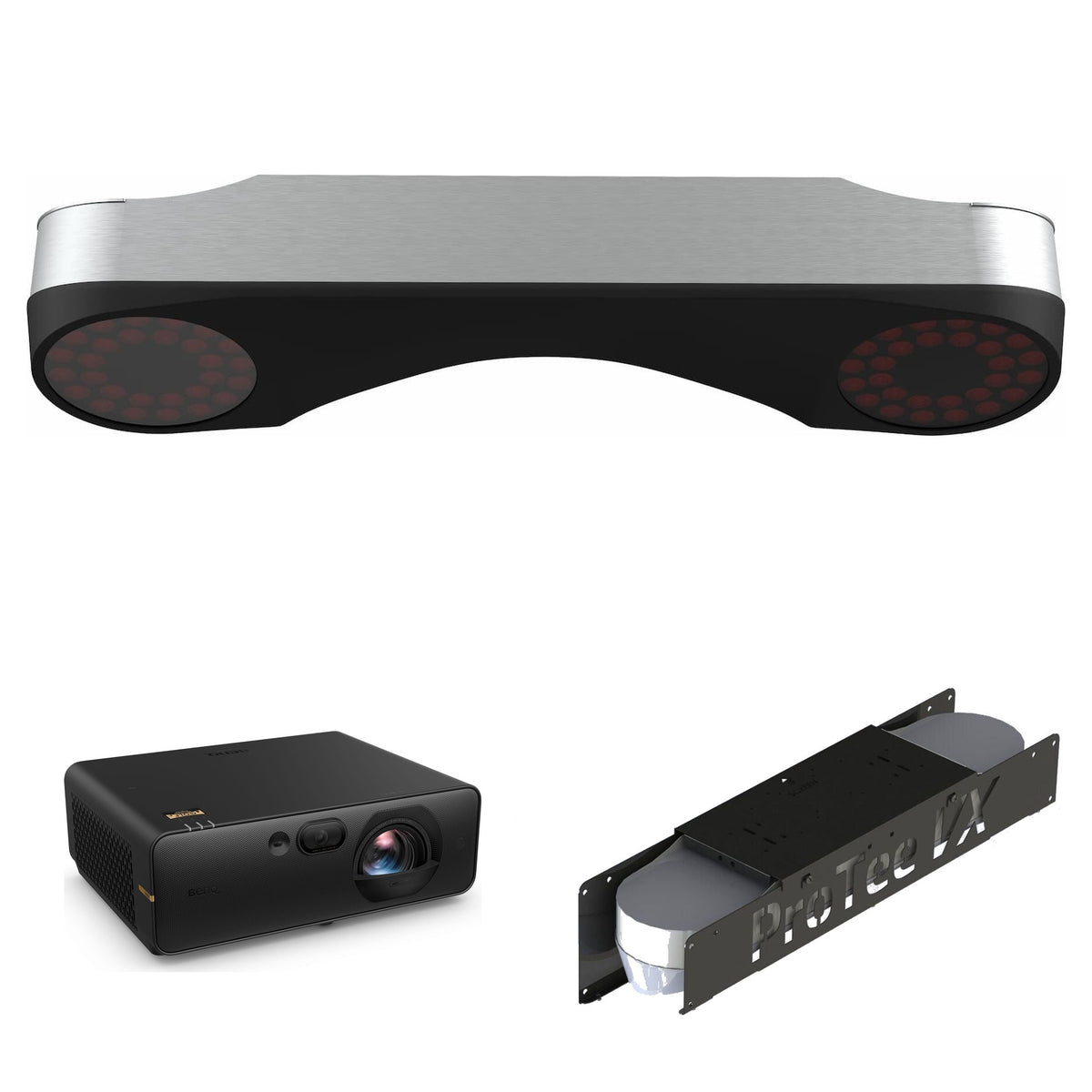 ProTee VX Overhead Launch Monitor + BenQ AK800ST 4K Projector + Forward Design VX Protector Combo
