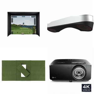 ProTee VX Overhead Launch Monitor Premium 4K Package (Carl's Place DIY Enclosure + Optoma ZK521ST-B)