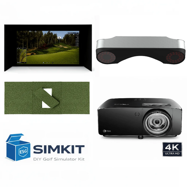ProTee VX Overhead Launch Monitor Premium 4K Package (Enclosure Choice + Optoma ZK521ST-B)
